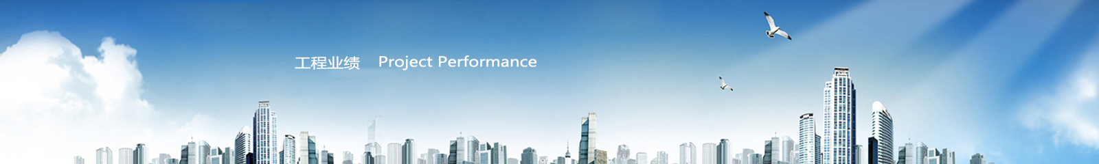 工程业绩banner